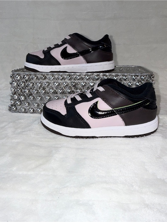 Nike Other - Nike Dunk Low SE Particle Rose Black Toddler 9C UK 8.5 EUR 26 HQ1956-600 👟🎀